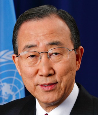 联合国第八任秘书长潘基文照片