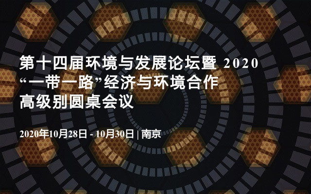 第十四届环境与发展论坛暨 2020“一带一路”经济与环境合作 高级别圆桌会议