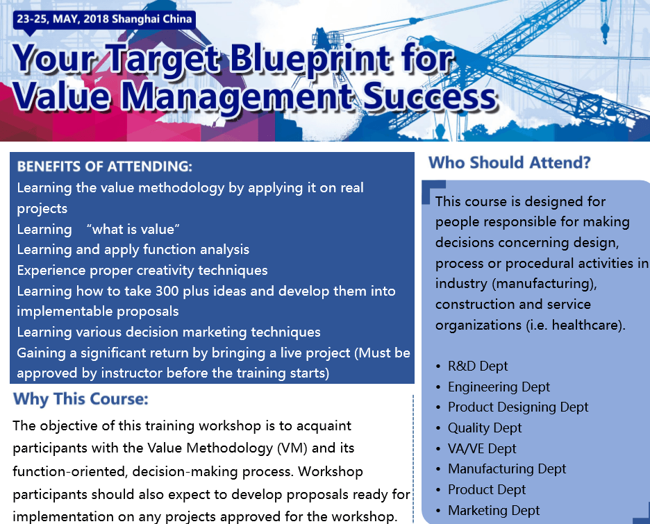 Your Target Blueprint for Value Management Success