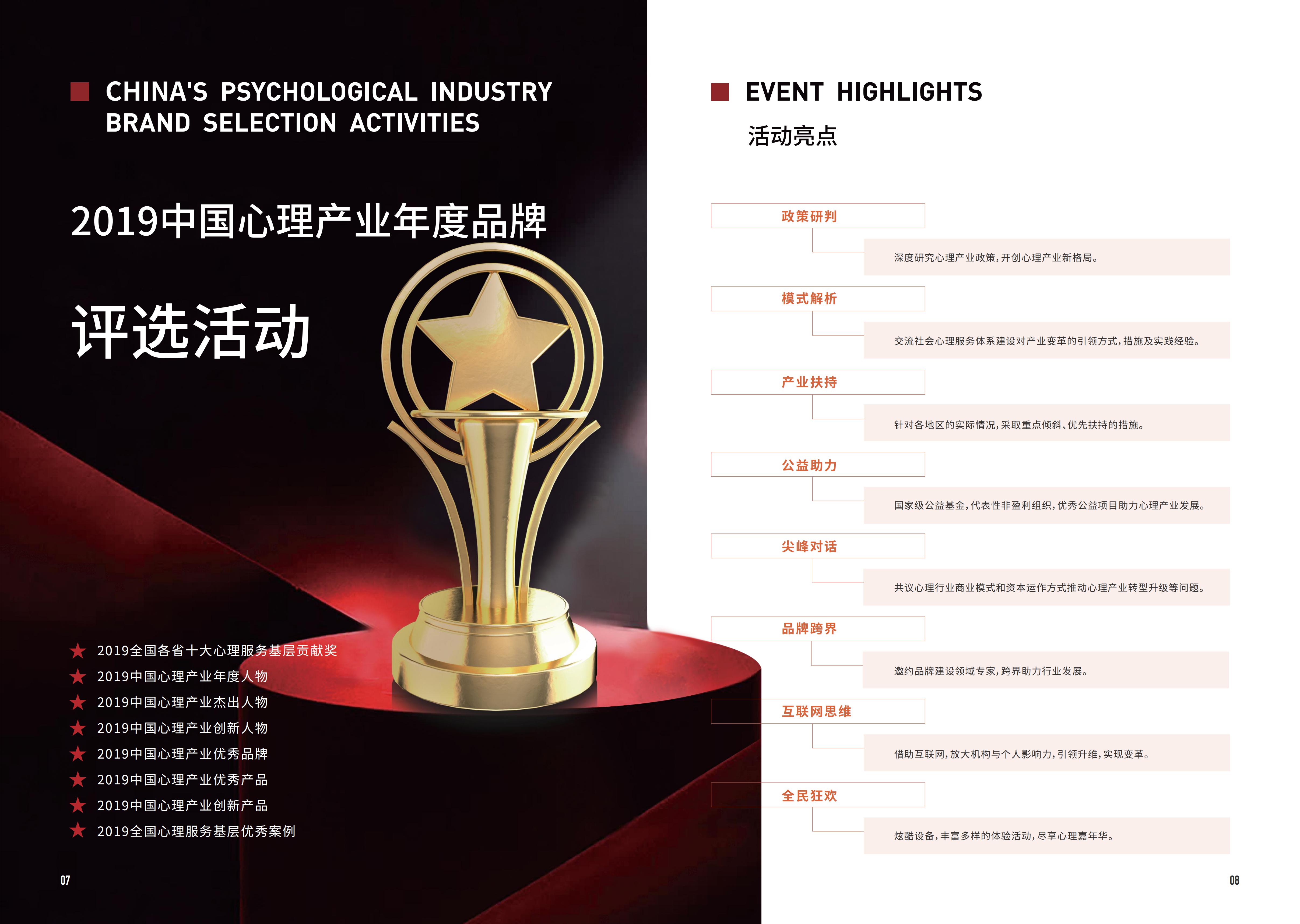 中国心理产业博览会暨中国产业品牌发展大会2019（厦门）
