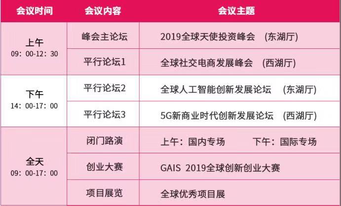 GAIS2019全球天使投资峰会（武汉）