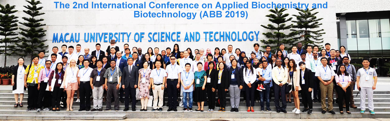 2020第三届应用生物化学和生物技术国际学术会议 The 3rd International Conference on Applied Biochemistry and Biotechnology 