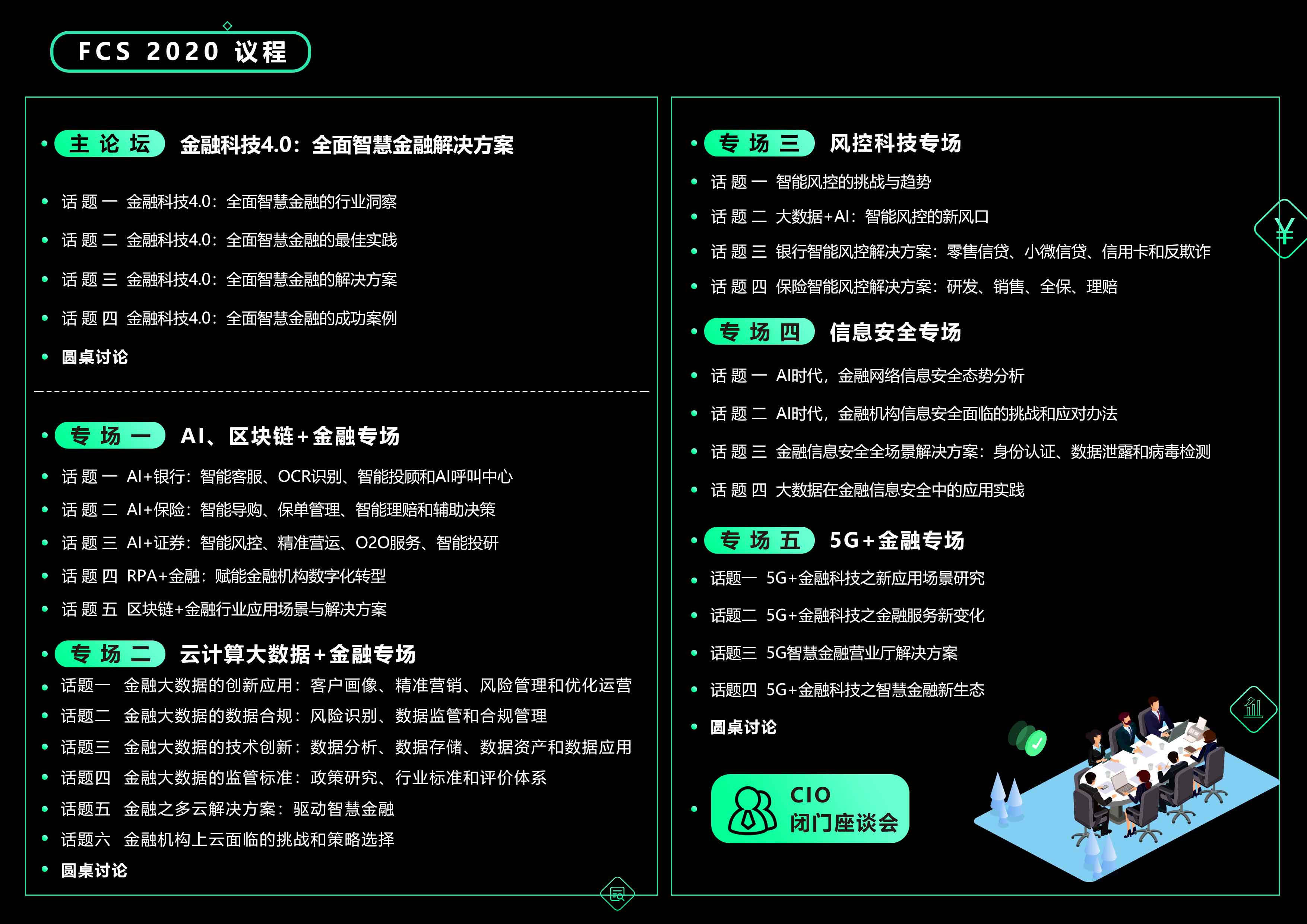 FCS 2020 第二届中国金融CIO峰会（杭州）