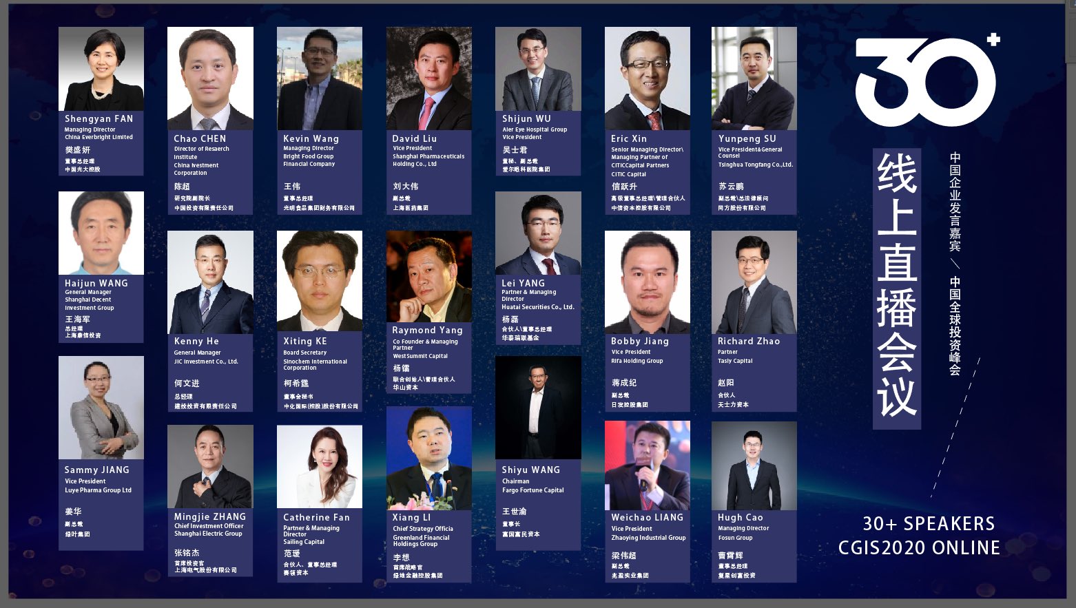 中国全球投资峰会2020