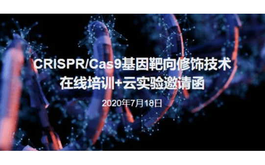 CRISPR基因编辑在线培训+云实验学习班