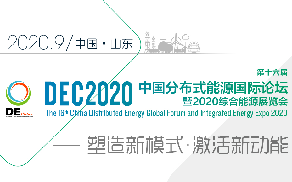 第十六届中国分布式能源国际论坛暨2020综合能源展览会