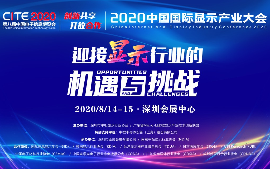 2020中国国际显示产业大会