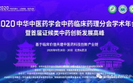 2020年中华中医药学会中药临床药理分会学术年会暨首届证候类中药创新发展高峰论坛