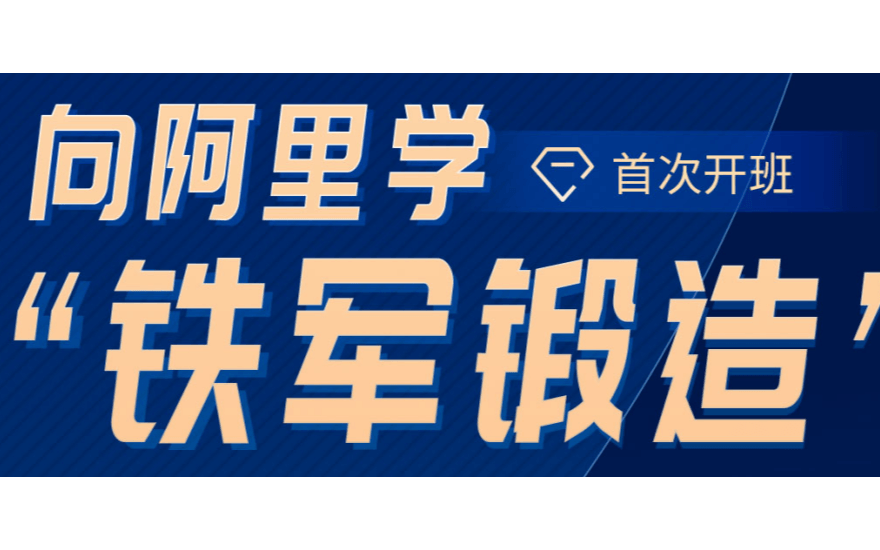 向阿里学“铁军锻造”——铁军团队、铁军战术、铁军士气、铁军文化、铁军制度等