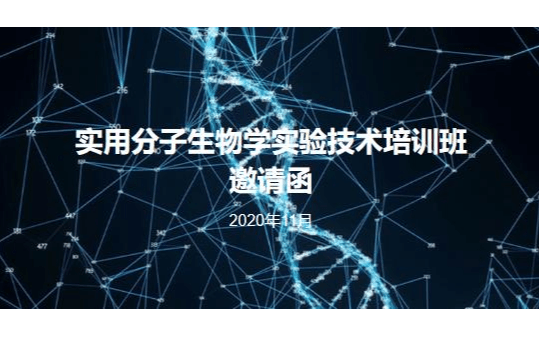 实用分子生物学实验技术培训班