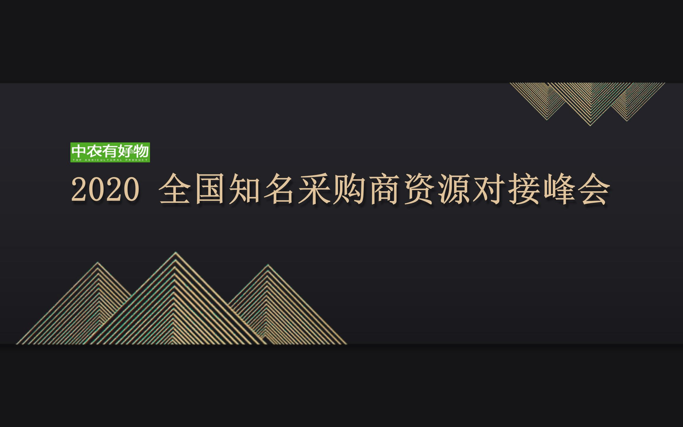 2020 中国乡村优品 · 全国知名采购商资源对接峰会