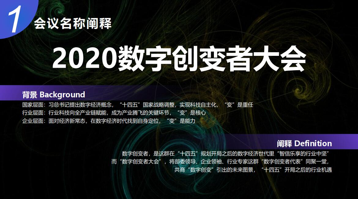 2020数字创变者大会