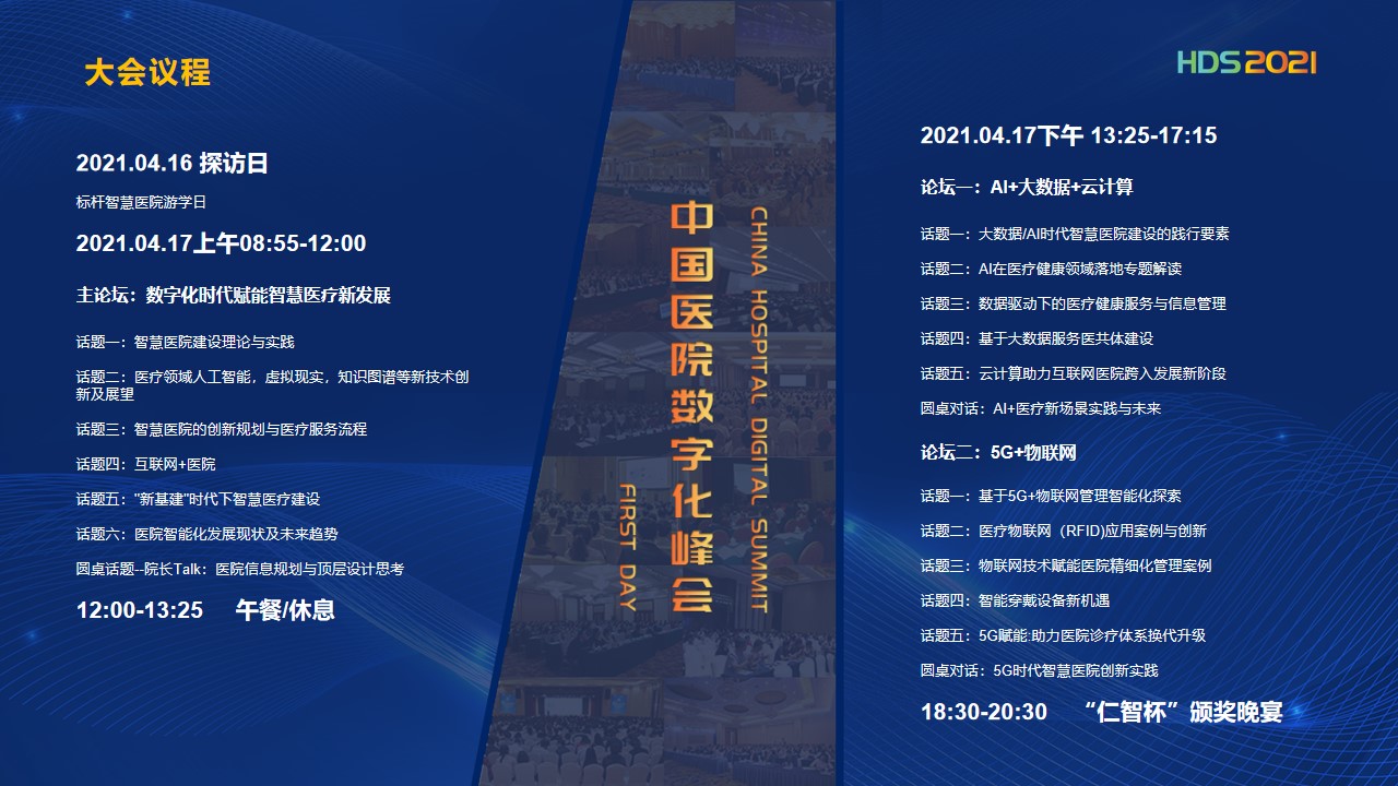 HDS 2021中国医院数字化峰会