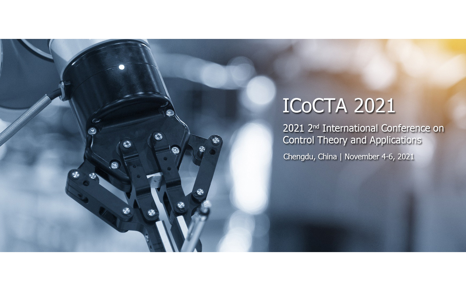 2021年第二届控制理论与应用国际会议（ICoCTA 2021）EI检索
