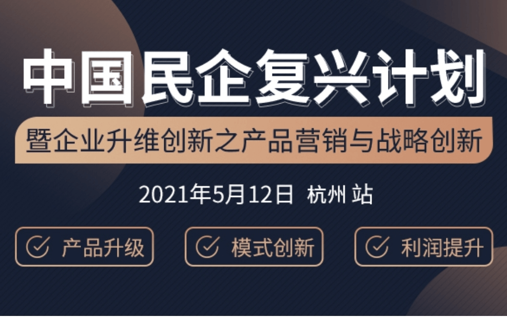 中国民企复兴计划暨企业升维创新之产品营销与战略创新