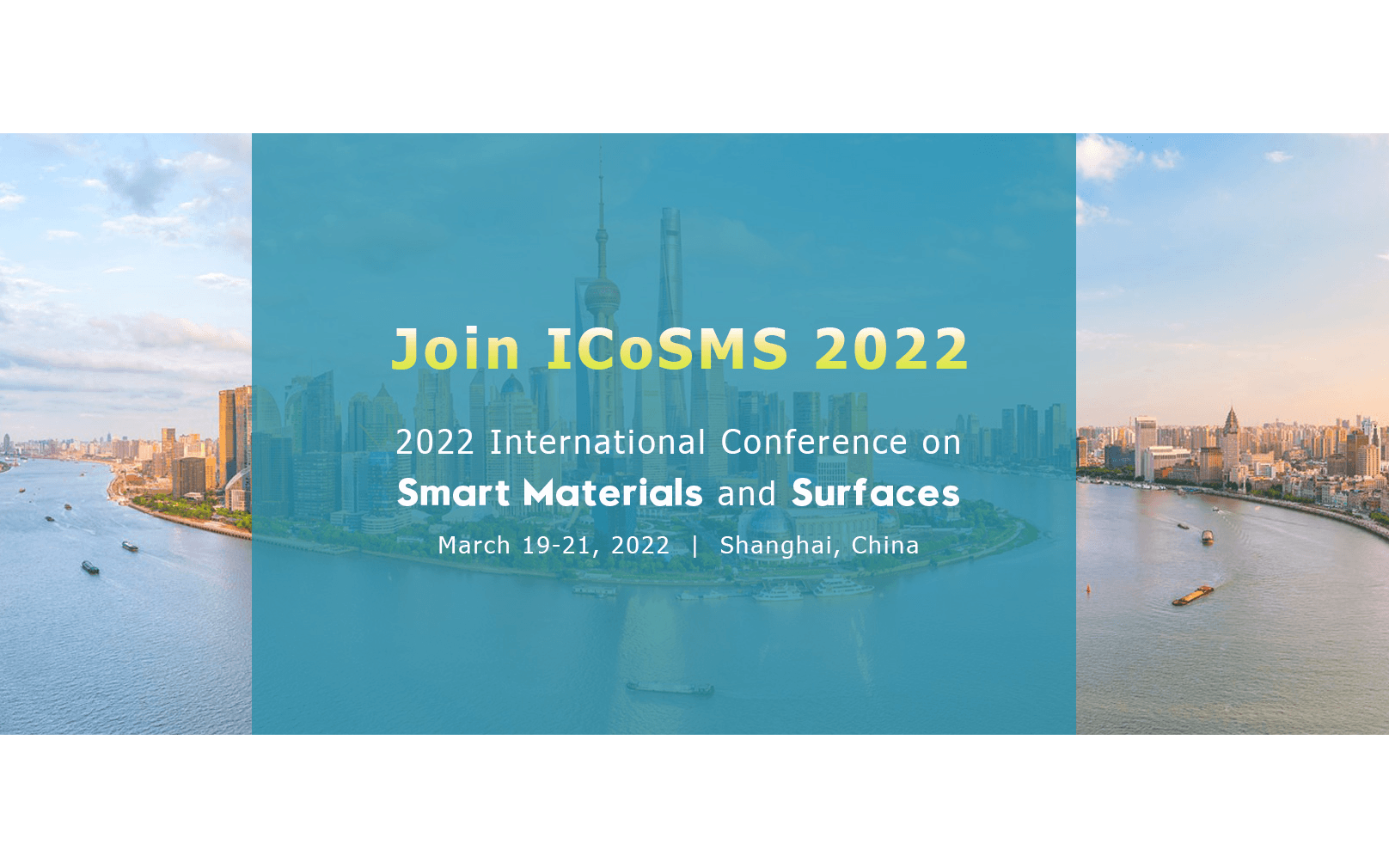 【EI检索】2022年智能材料与表面国际会议(ICoSMS 2022)