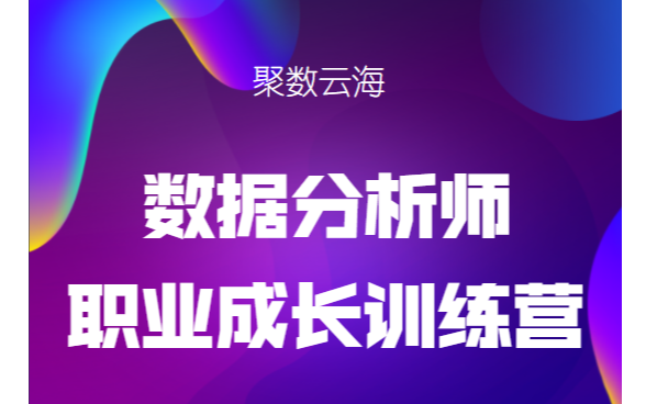 数据分析师职业成长训练营