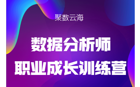 数据分析师职业成长训练营