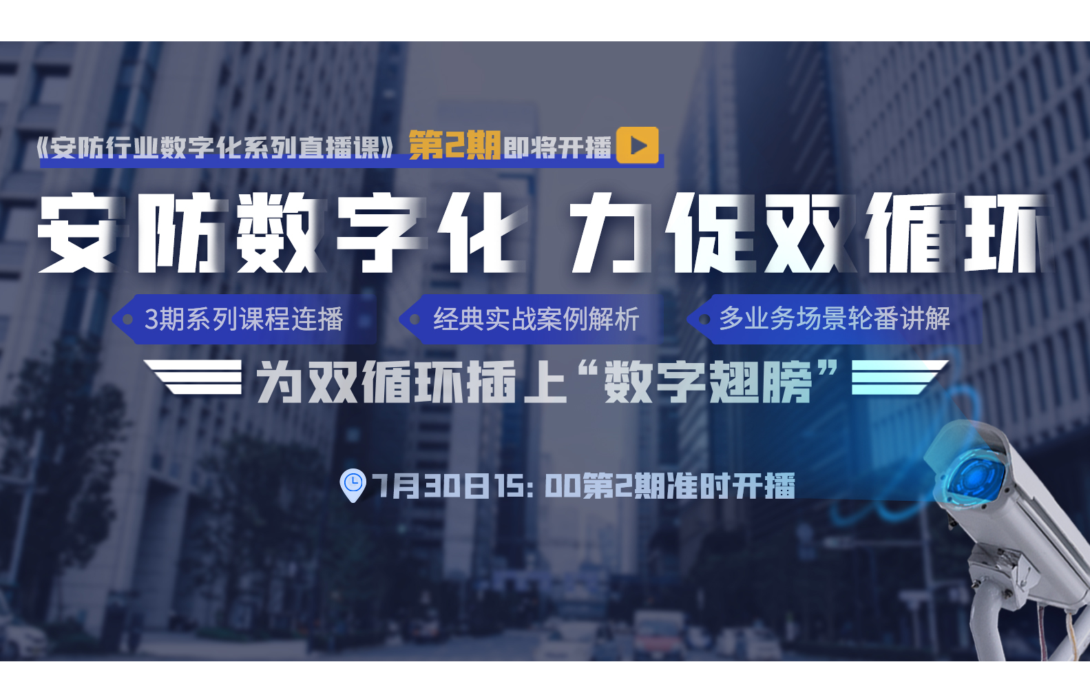 《安防行业数字化系列直播课》第2期：渠道、国产化并重，打好出海攻坚战