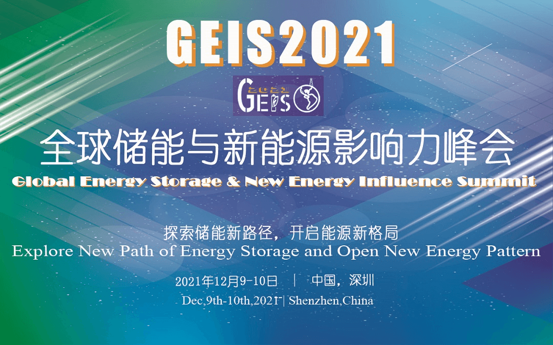 全球储能与新能源影响力峰会2021 