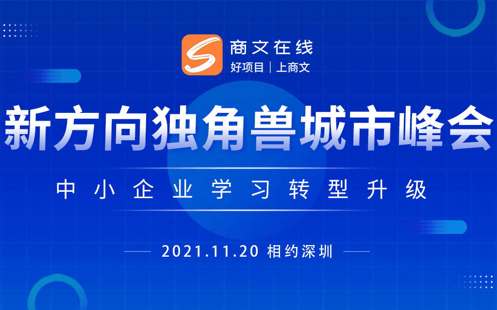 《2021新方向独角兽城市峰会》深站：传统企业学习转型升级