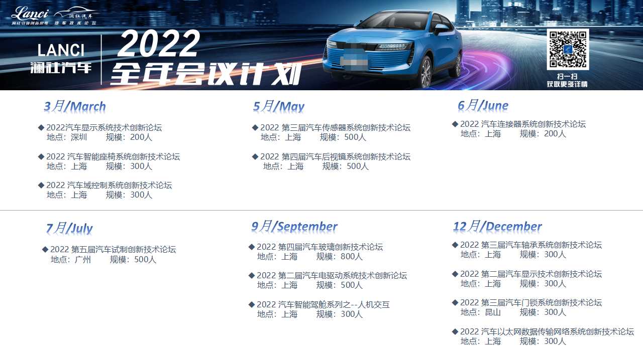 2022第三届汽车传感器系统技术创新论坛