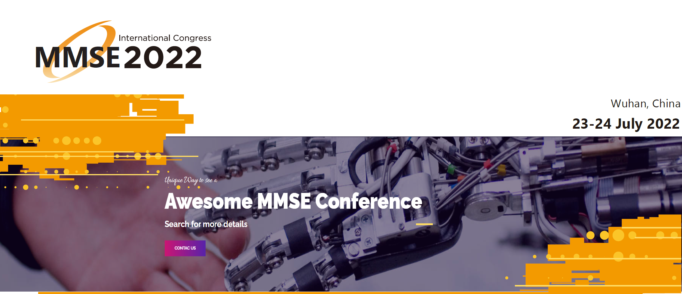 第八届机械、材料科学与工程应用进展国际学术会议（MMSE 2022）