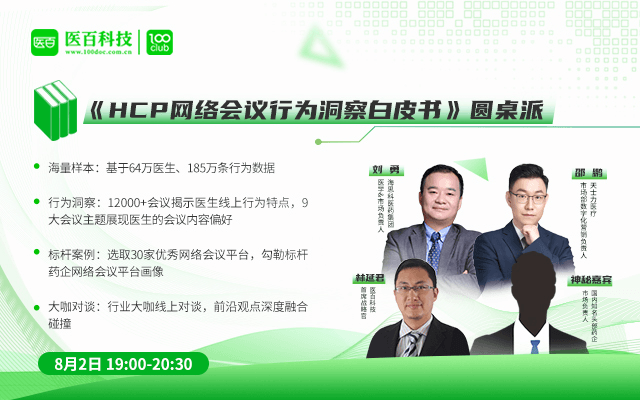 《HCP网络会议行为洞察白皮书》圆桌派