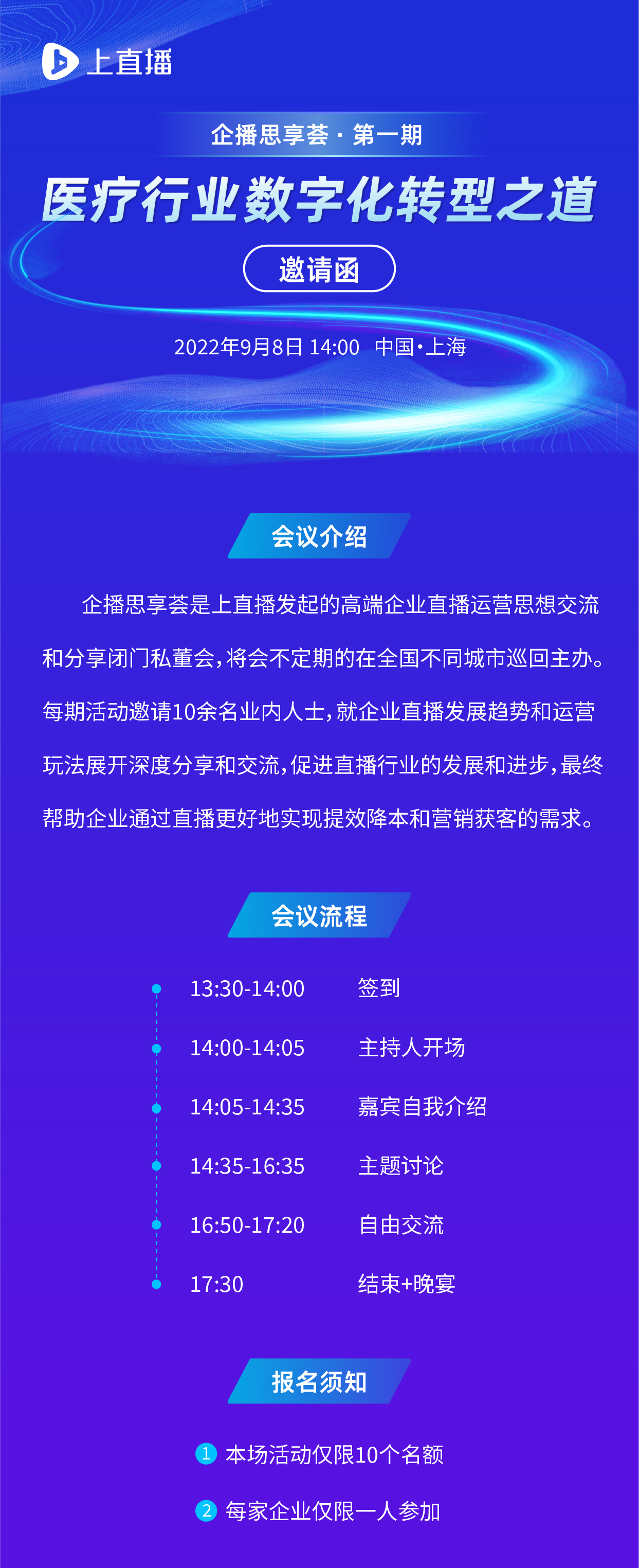 企播思享荟第一期“医疗行业数字化转型之道”