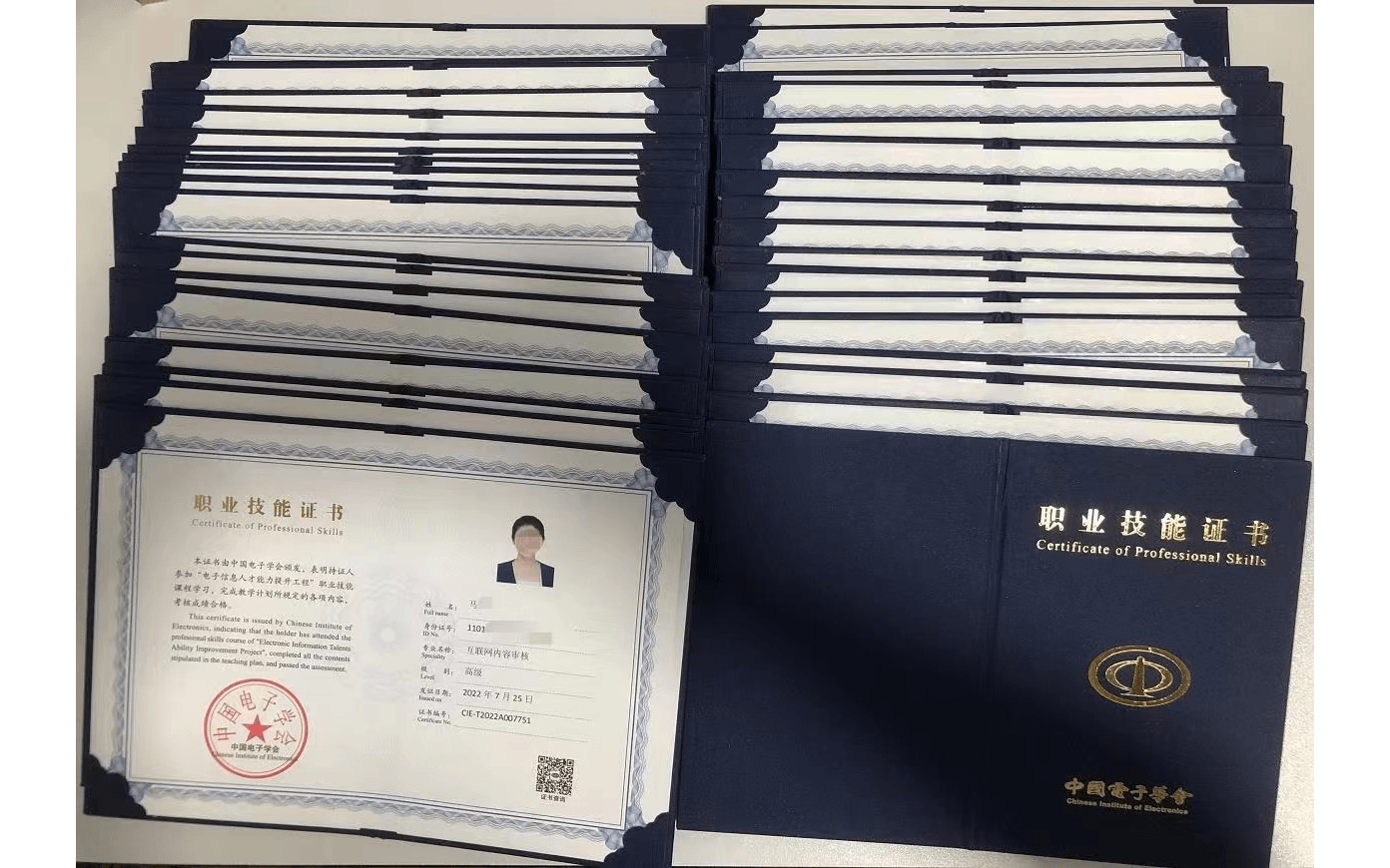 中国电子学会--互联网内容审核职业技能证书(高级)