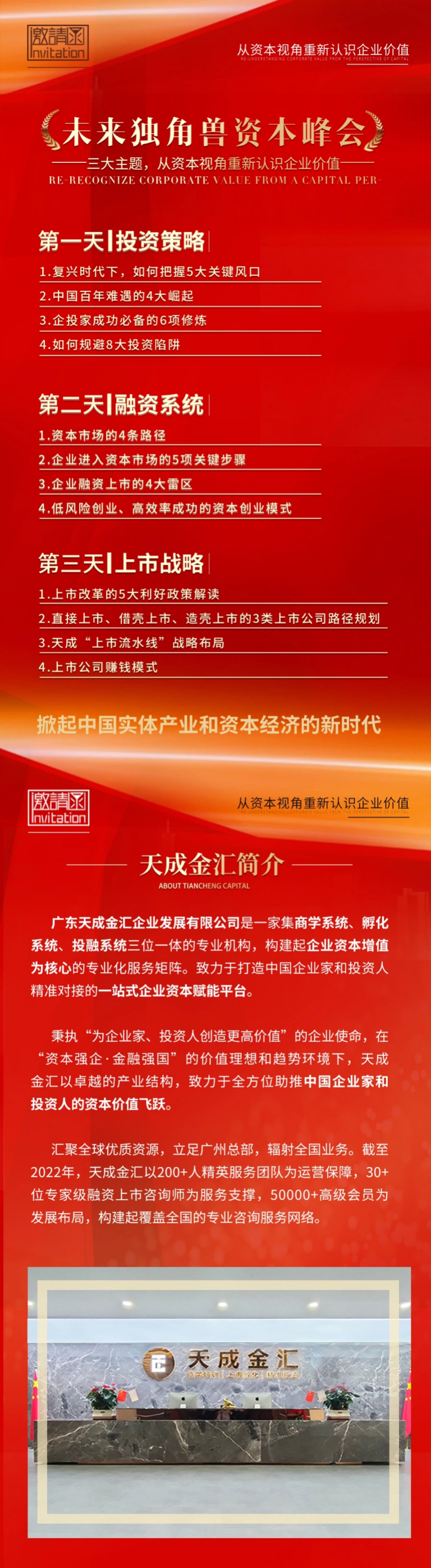中国.成都3月14-16日《未来独角兽资本峰会》
