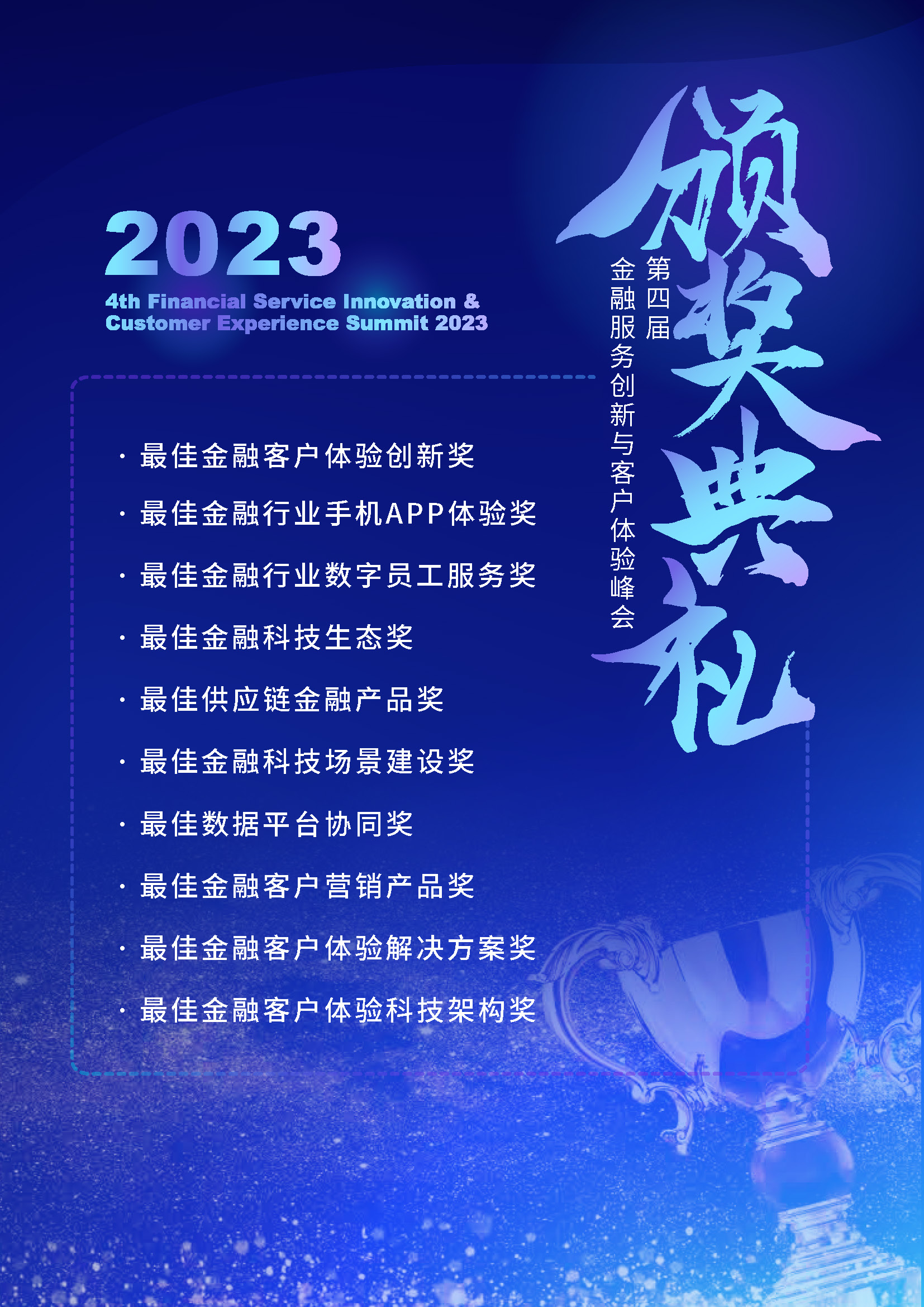 2023第四届金融服务创新与客户体验峰会