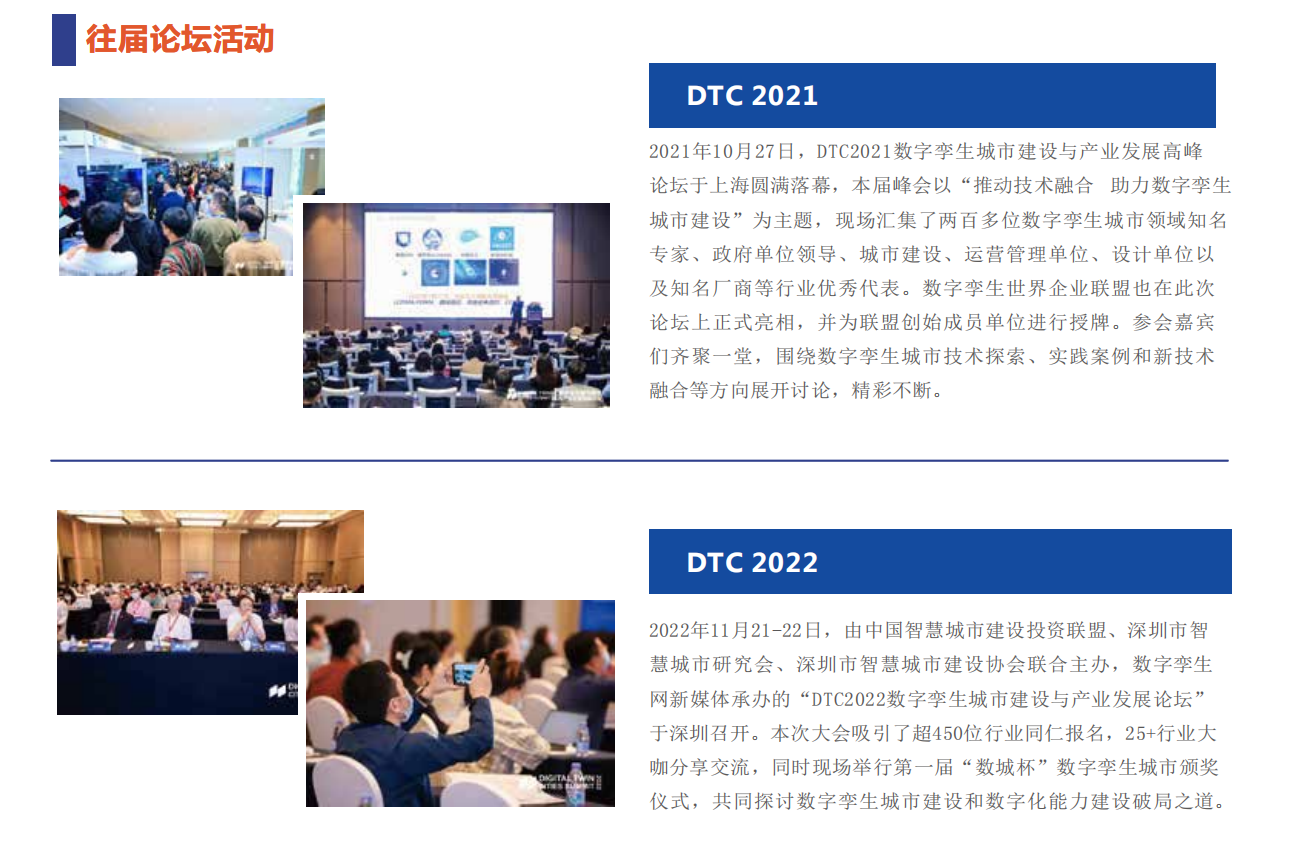第三届数字孪生城市建设与产业发展高峰论坛(DTC2023)