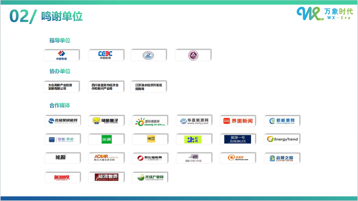 WXERA 2024万象时代智慧光储充大会 暨工商业储能采购供需大会