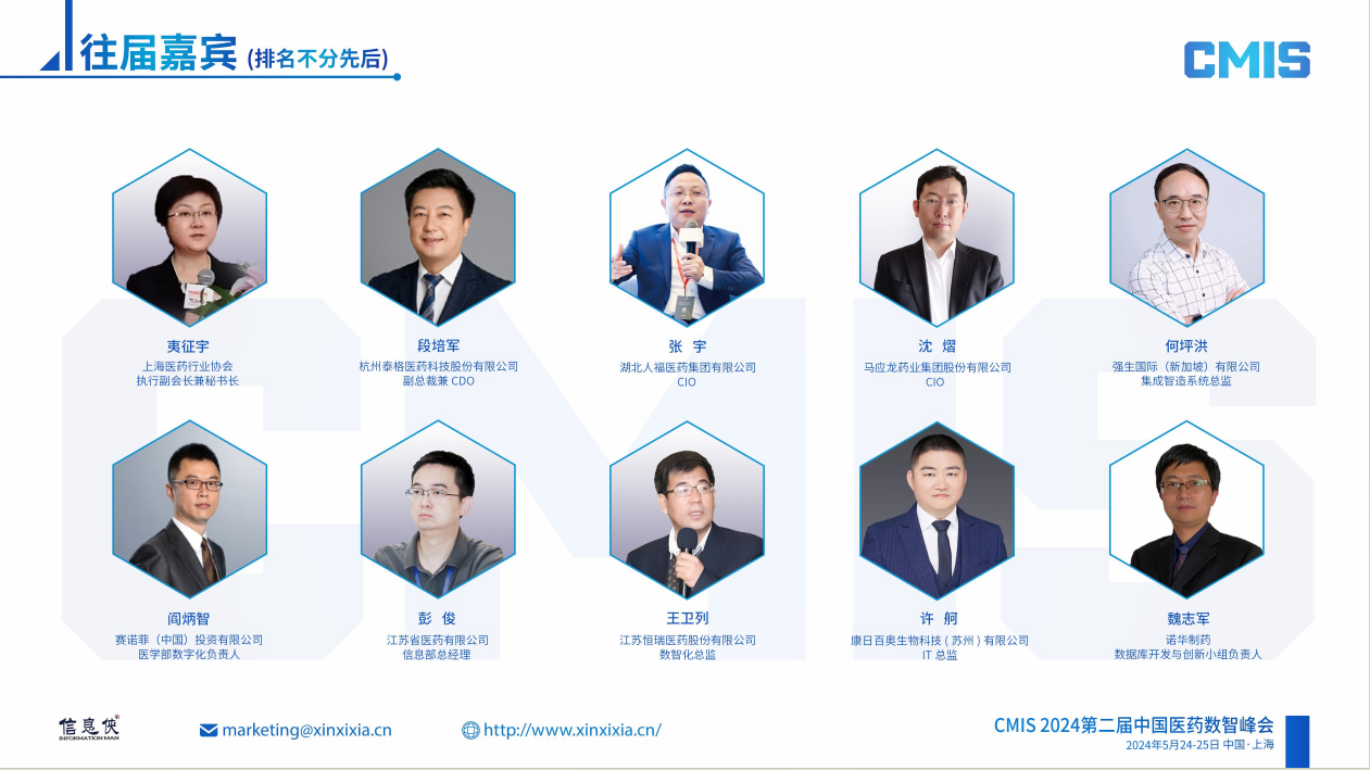 CMIS 2024中国医药数智峰会