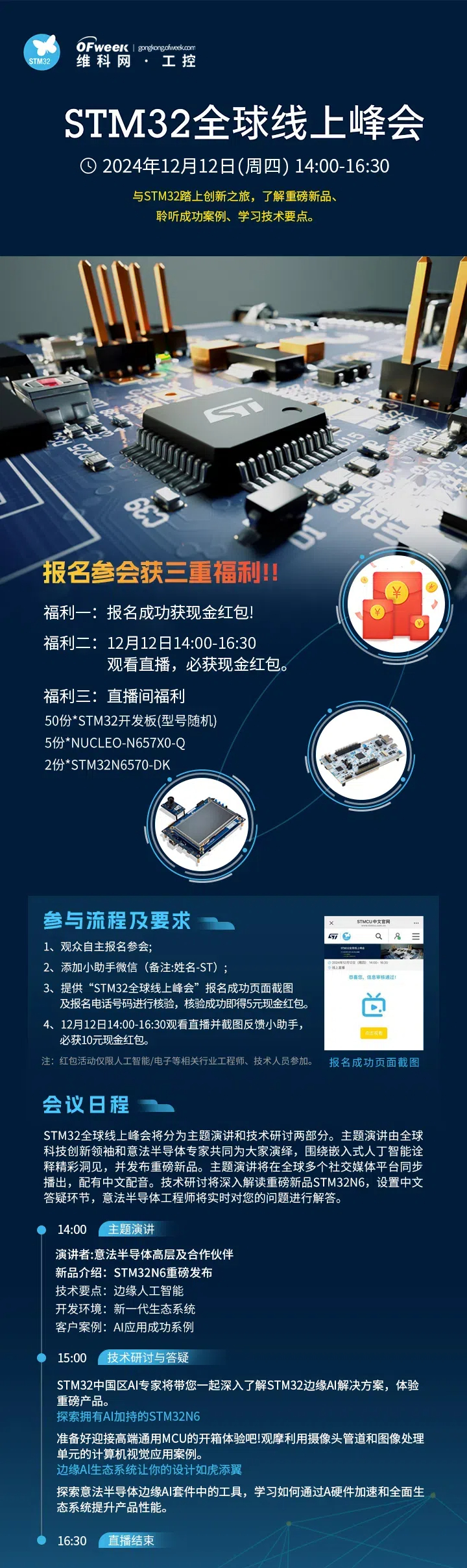 STM32全球线上峰会——嵌入式&边缘人工智能