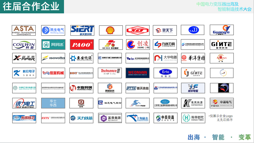 2025中国电力变压器出海及智能制造技术大会