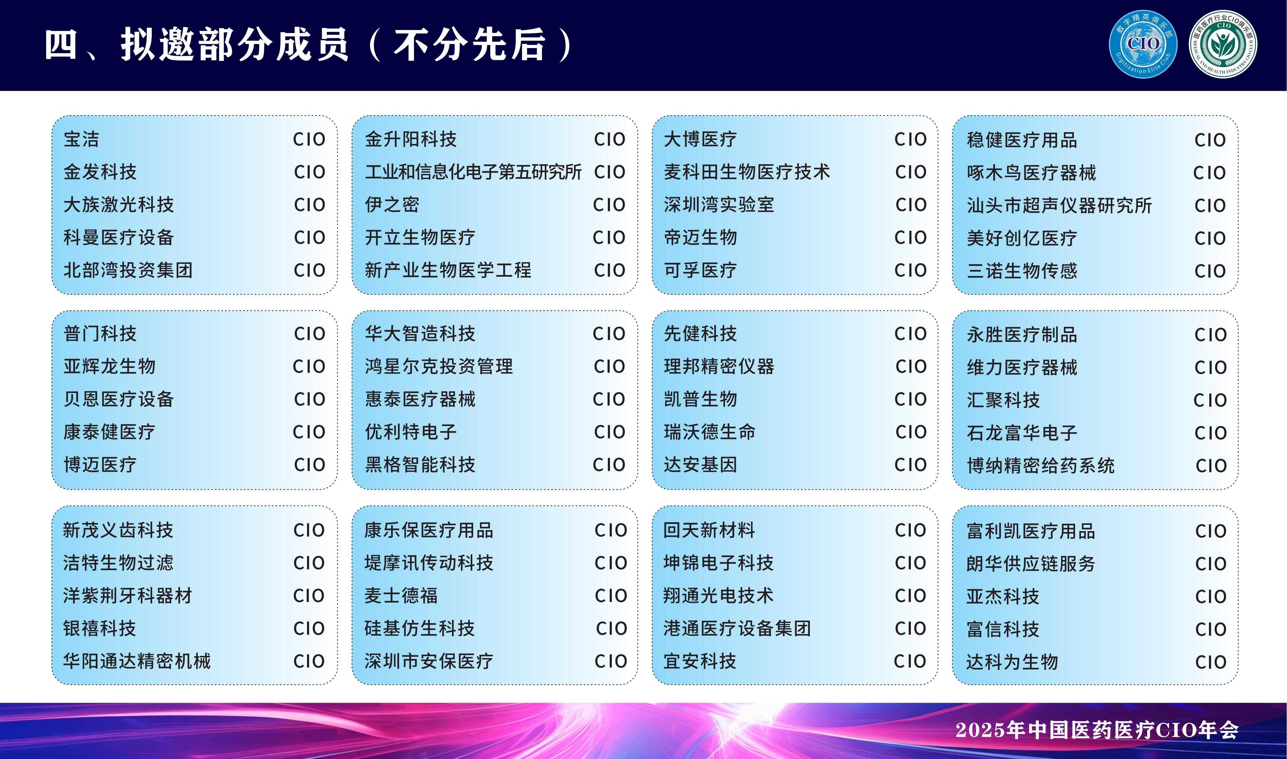 2025中国医药CIO年会暨中国医药AI大模型应用大会