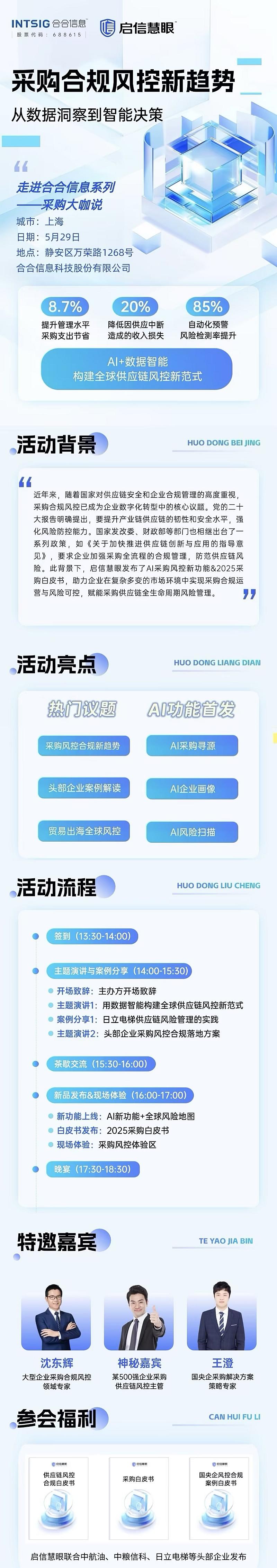 走进合合信息系列——采购大咖说线下沙龙活动
