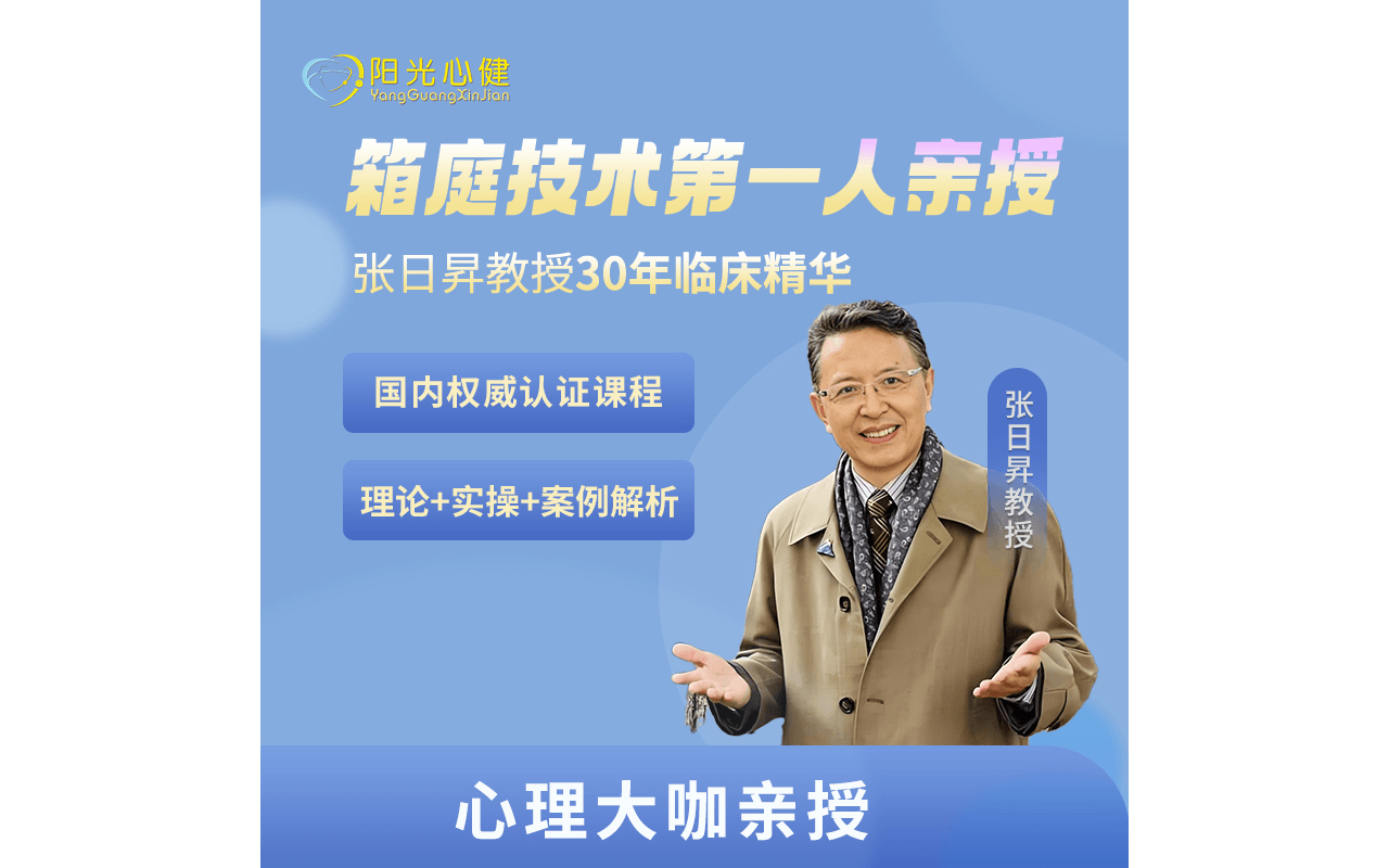 张日昇教授《箱庭疗法的理论与实务》