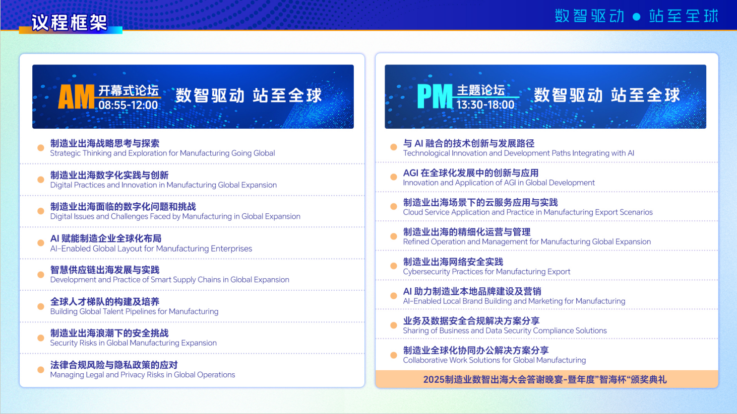 2025 CMDG 中国制造业数智出海大会