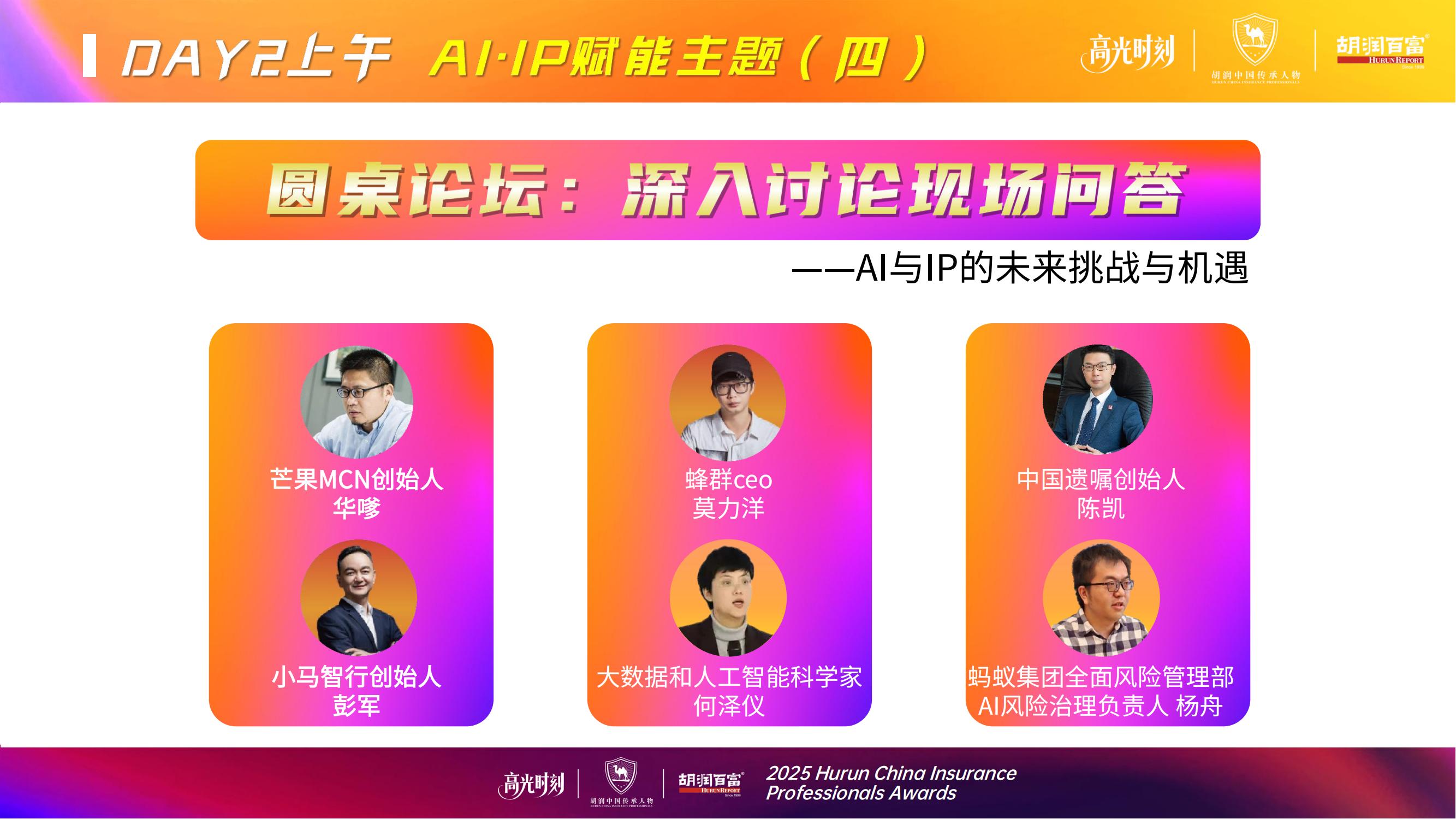 2025胡润中国保险传承人物榜评选颁奖盛典 暨 第二届家族办公室峰会