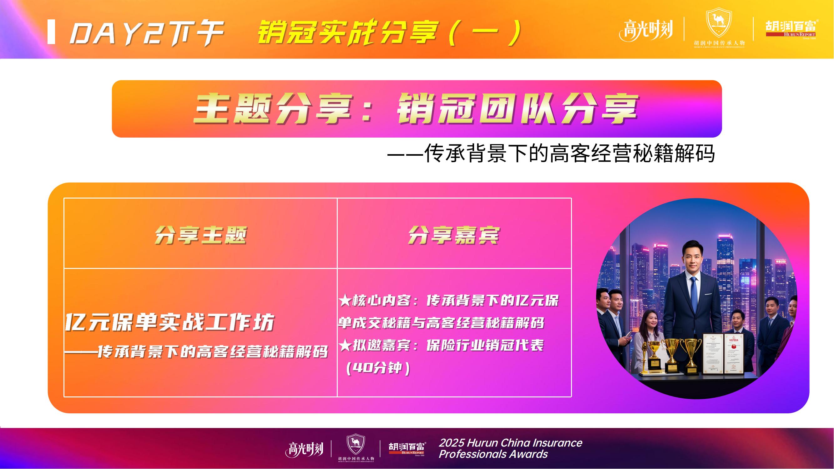 2025胡润中国保险传承人物榜评选颁奖盛典 暨 第二届家族办公室峰会