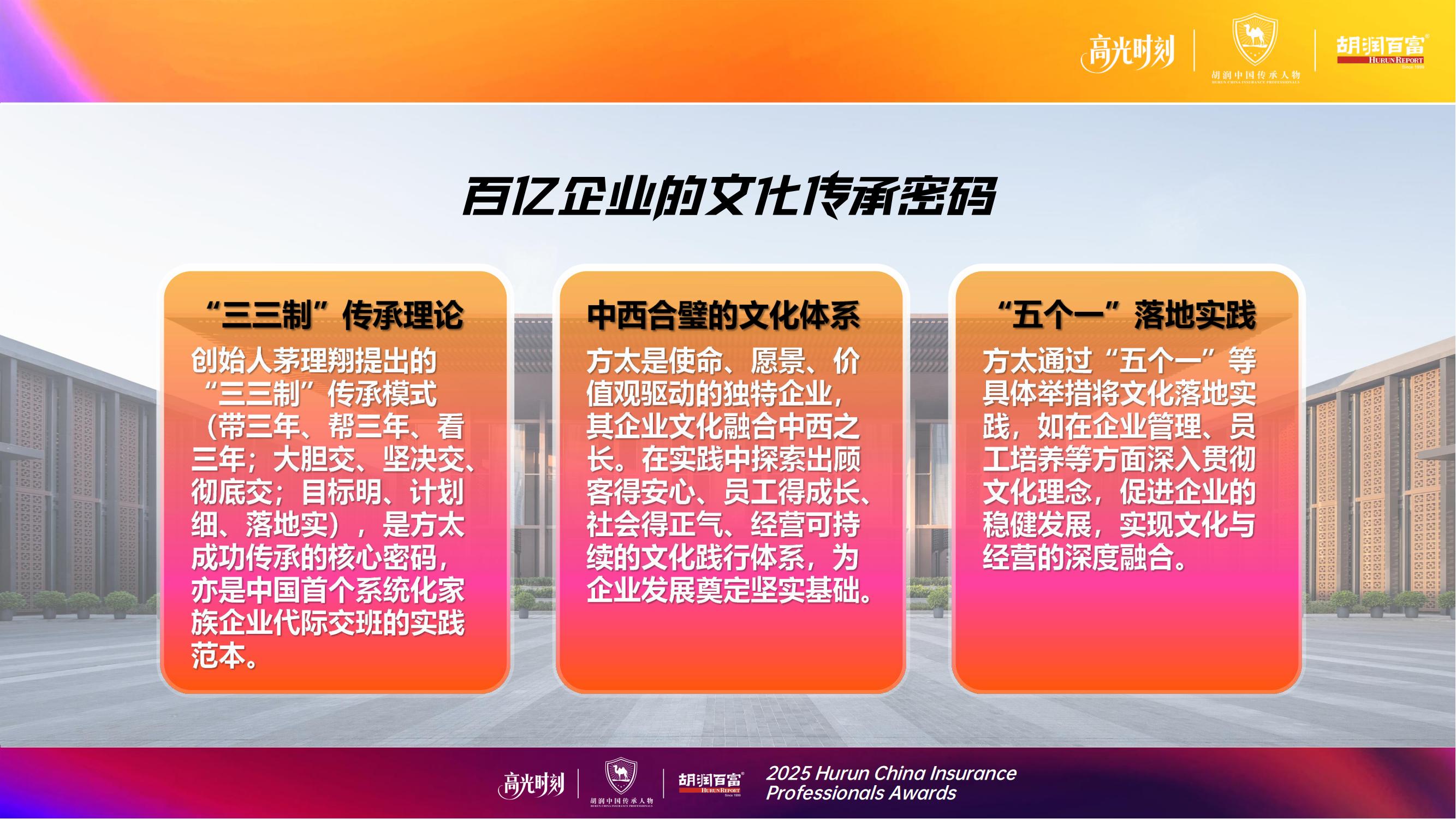 2025胡润中国保险传承人物榜评选颁奖盛典 暨 第二届家族办公室峰会