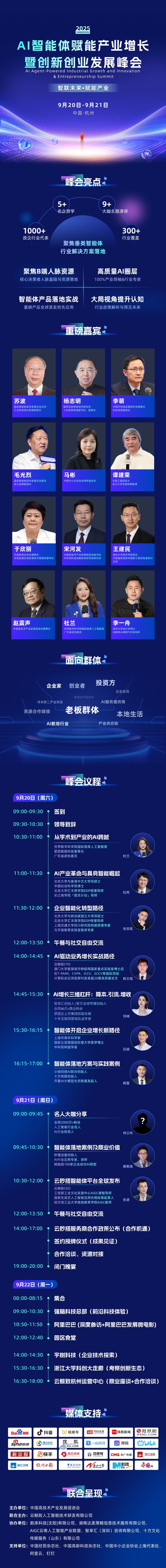 2025 AI 智能体赋能产业增长暨创新创业发展峰会