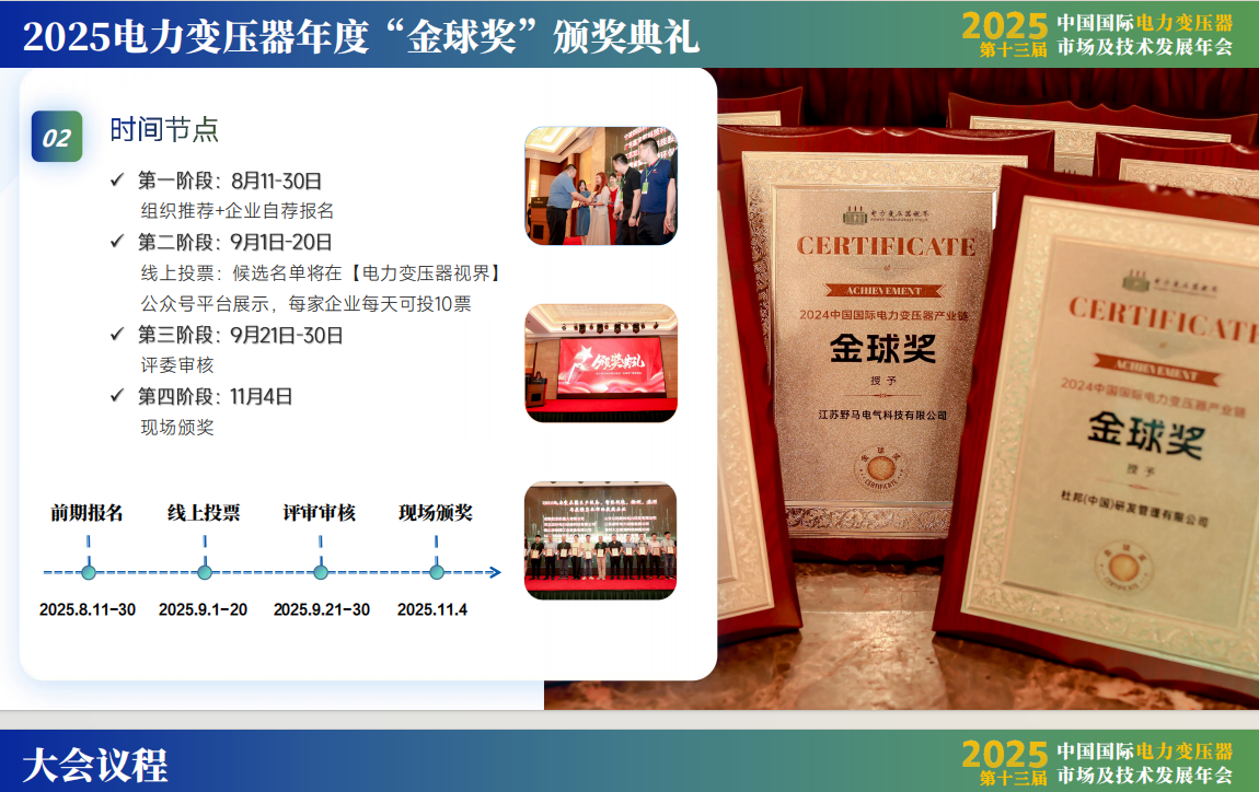 2025第十三届中国国际电力变压器市场及技术发展年会