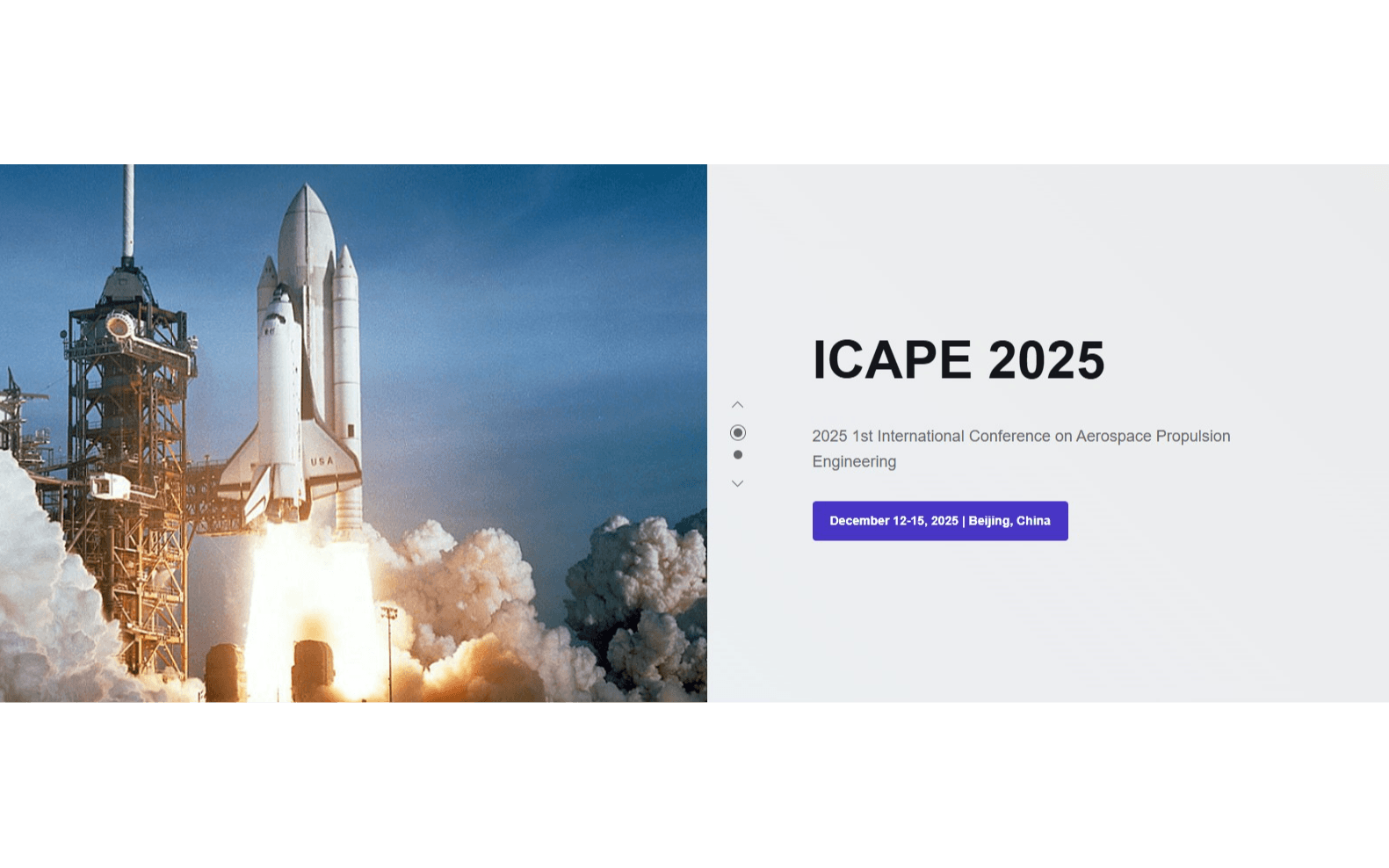 【EI&Scopus双检索】2025年第一届航空航天推进工程国际会议（ICAPE 2025）