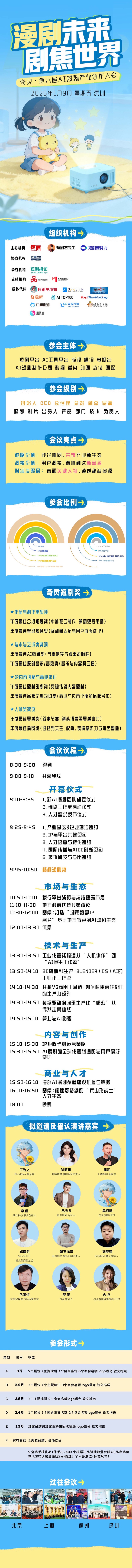 奇灵·第八届AI短剧产业合作大会2026/1/9深圳
