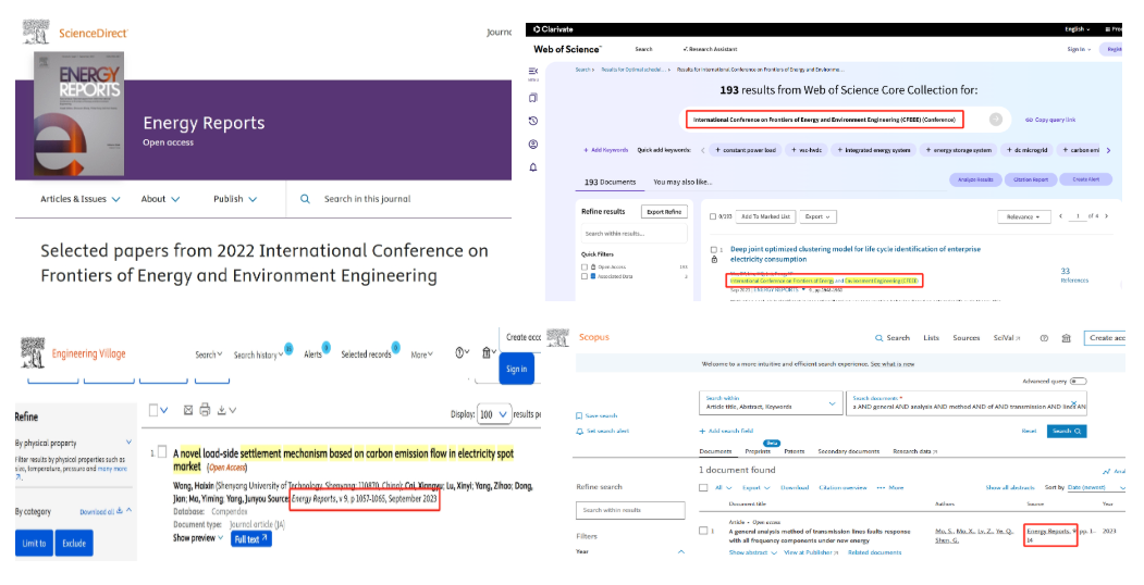 【往届均已检索】第五届能源与环境工程国际会议（CFEEE 2026）