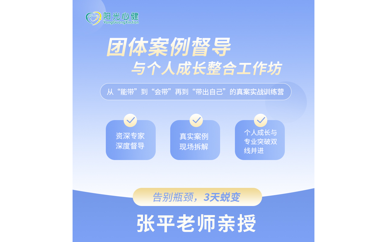 张平老师《整合取向的案例督导》